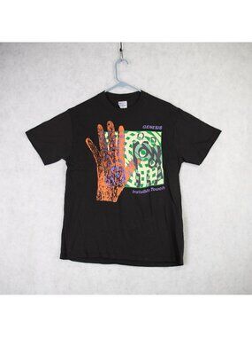 Vintage Original 1987 Genesis Invisible Touch Tour Concert Band T Shirt Sz Large